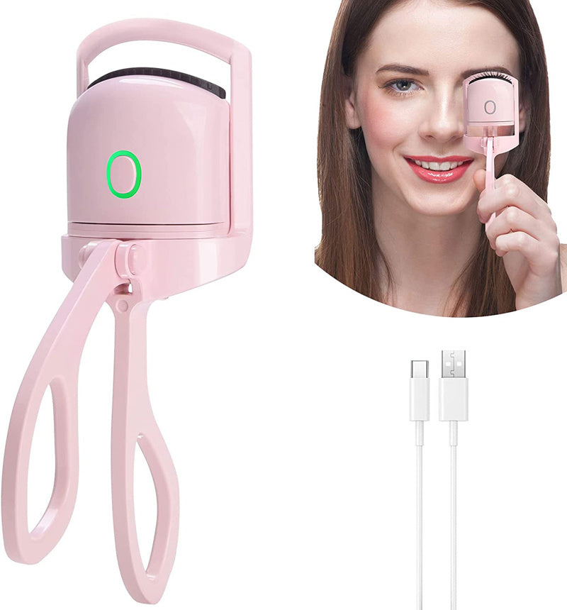 Portable Electric Heated Comb Eyelash Curler - Long Lasting Curls