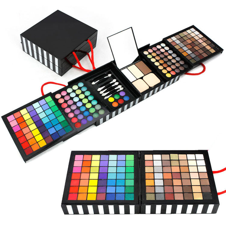 Deluxe 177 Color Eye Shadow & Bronzing Plate Makeup Set