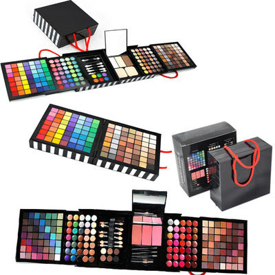 Deluxe 177 Color Eye Shadow & Bronzing Plate Makeup Set