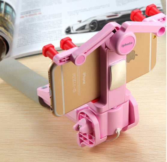 Panoramic PTZ 360-degree Rotating Bluetooth Electric Selfie Stick | High-Tech Gadgets