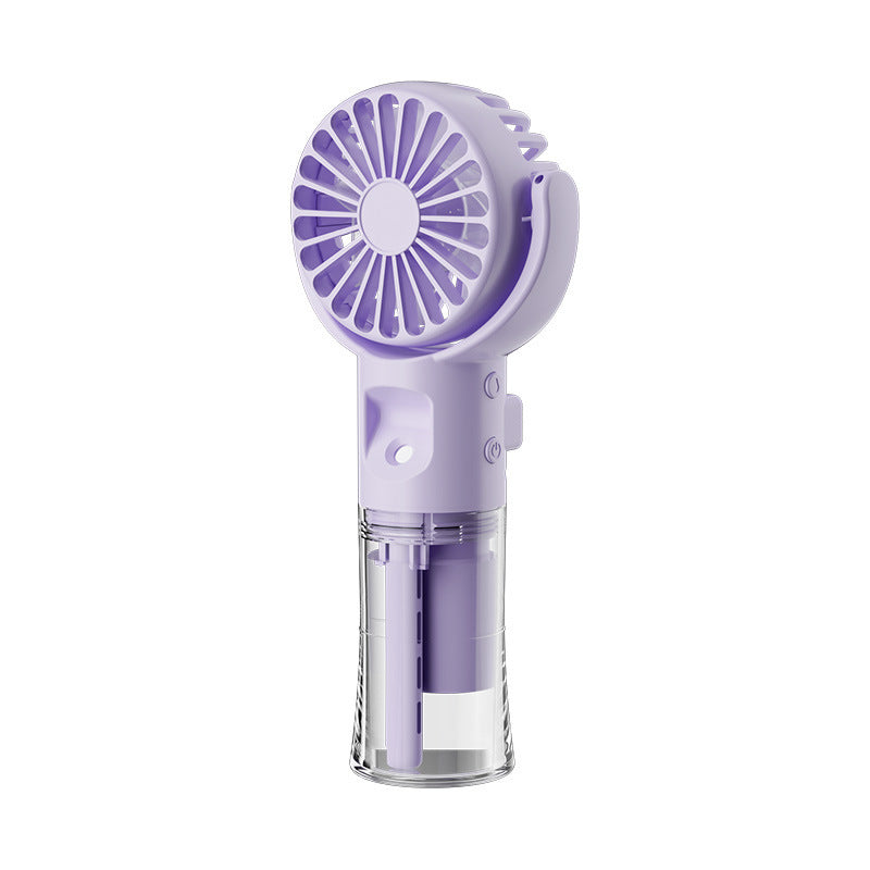 Portable Handheld Spray Fan | 4-Speed Water Spray Mist Fan | Summer Cooling Artifact | USB Charging | Summer Supplies | Outdoor Mini Fan