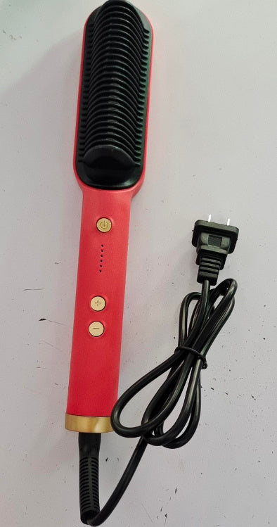 Hair Straightener Hot Comb Negative Ion Curling Tong - Dual-purpose Electric Hair Brush