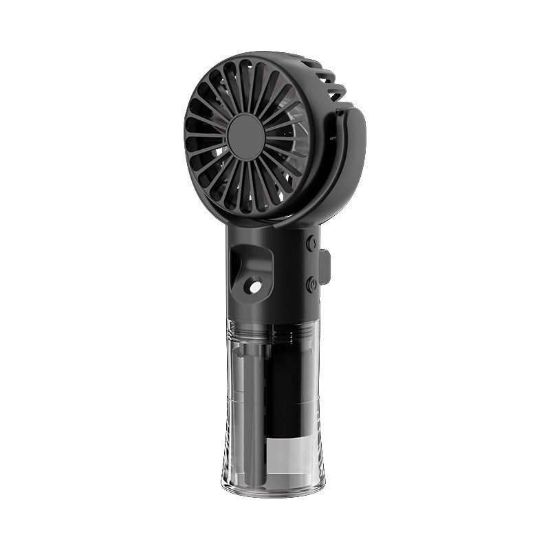 Portable Handheld Spray Fan | 4-Speed Water Spray Mist Fan | Summer Cooling Artifact | USB Charging | Summer Supplies | Outdoor Mini Fan