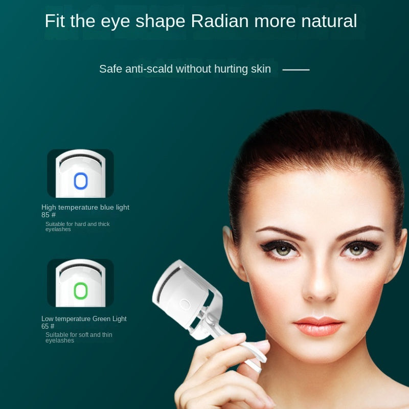 Portable Electric Heated Comb Eyelash Curler - Long Lasting Curls