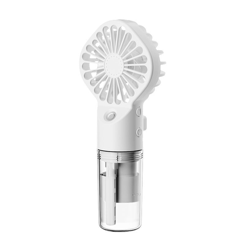 Portable Handheld Spray Fan | 4-Speed Water Spray Mist Fan | Summer Cooling Artifact | USB Charging | Summer Supplies | Outdoor Mini Fan