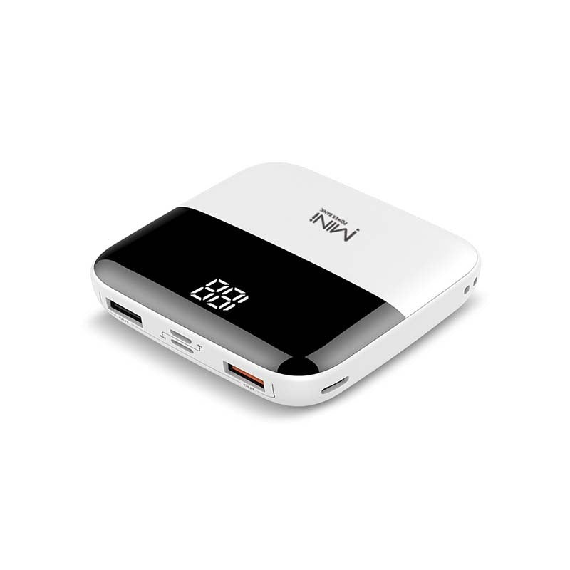 10000mAh Mini Power Bank Portable Charger - On-the-go Charging Solution