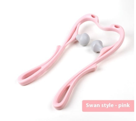 Multifunctional Manual Six-wheel Roller Neck Massager