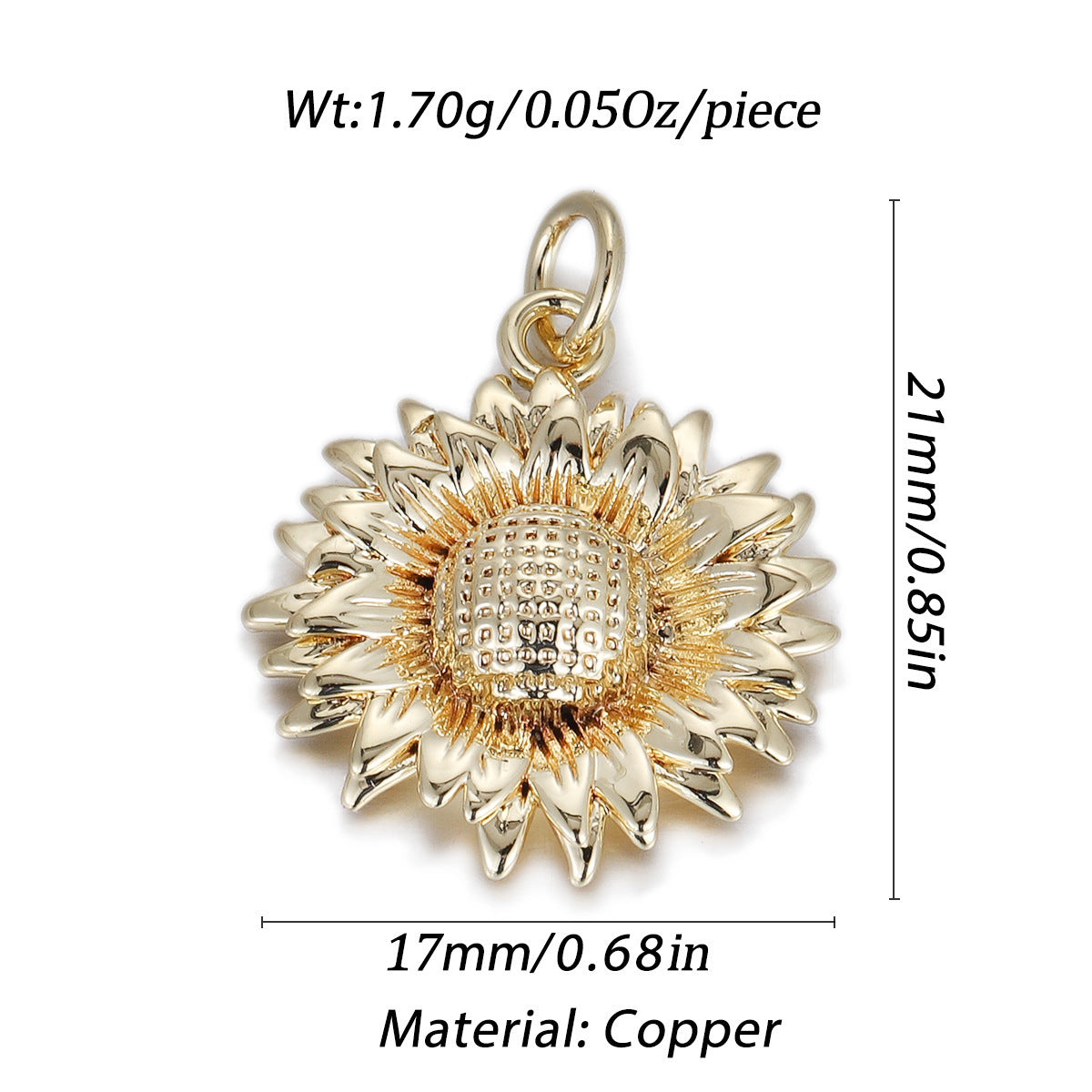 DIY Sunflower Pendant Necklace - Handcrafted Jewelry